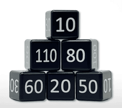 Pokemon Classic Numeric Damage Counter Set - Dragon Black (6pcs)